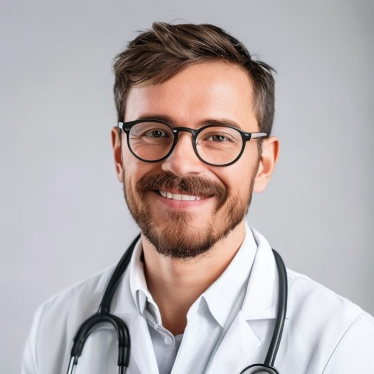 Portraitfoto von Dr. med. Tobias Beispiel, Facharzt für Allgemeinmedizin mit Schwerpunkt chronische Erkrankungen